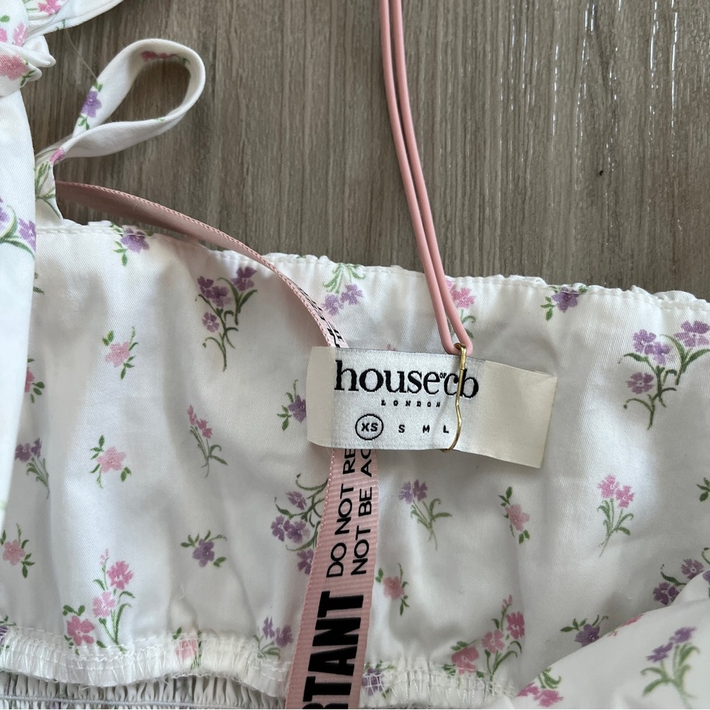 House of CB Allie white mini sun dress - Picture 5 of 7